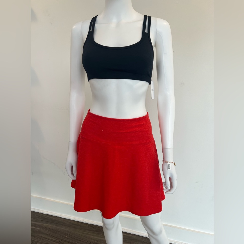 NWT Beyond Yoga Red Skirt with Built in Shorts
